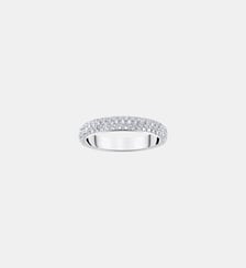 Bague zircon blanc et gravure Thomas Sabo