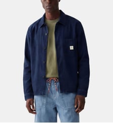 Veste worker en seersucker Wilfried Serge Blanco