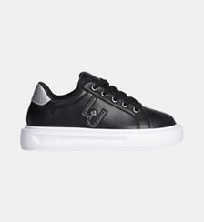 Sneakers noires avec écusson logo Liu Jo