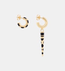 Boucles d'oreilles Positano noires Aurélie Bidermann