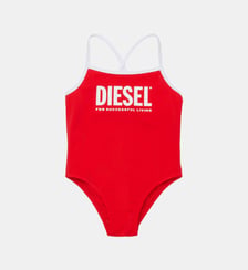 Maillot une pièce avec logo Diesel Kids