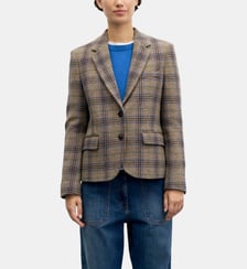 Veste à carreaux en laine vierge - JULIANE Gerard Darel