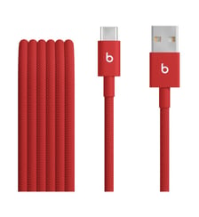 Câble de charge tissé USB-A vers USB-C 1M50 Rouge flash Beats