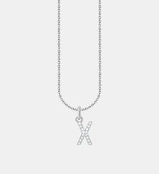 Chaîne à breloque lettre X Thomas Sabo