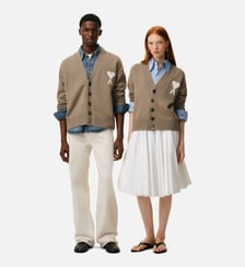 Cardigan Ami De Coeur en Laine unisexe AMI Paris