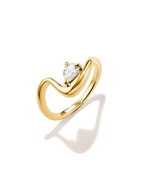 Bague avec zirconia en forme de goutte Thomas Sabo