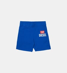 Short en molleton avec logo Diesel Kids