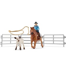 Equipe de Cowboy et leurs lassos Schleich