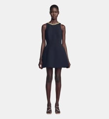 Robe courte col bijou Sandro
