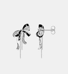 Boucles d'oreilles en forme de noeud Lovely Romance Thomas Sabo