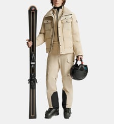 Veste de ski carlo velvet col taillleur coupe regular Fusalp