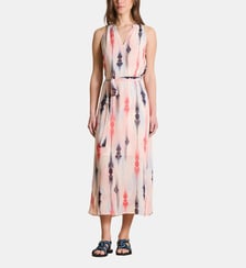 Robe longue sans manches à imprimé La Fée Maraboutée