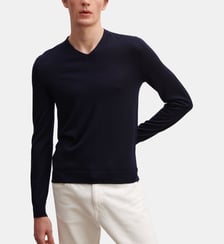 Pull col V ultrafin Bompard