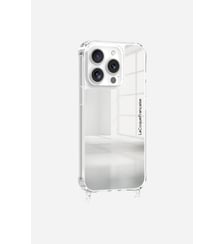Coque de téléphone miroir anti-choc avec anneaux pour iPhone 15 Pro La Coque Française