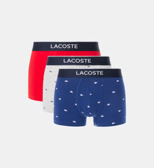 Lot de 3 boxers courts stretch imprimé Lacoste