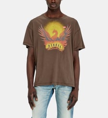 T-shirt droite avec imprimé Phénix Diesel