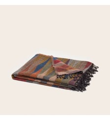 Plaid FADEL  Jacquard motif arlequin Madura