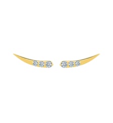 Puces STARDUST - 6 diamants, poids total 0,45ct approx. - Or jaune 750‰ La Brune & La Blonde