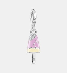 Thomas Sabo Pendentif Charm glace multicolore avec pierres blanches argent Argent sterling 925, émail à froid Thomas Sabo