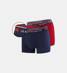 Lot de 2 boxers en coton bio Le Slip Francais
