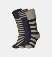 Lot de 3 paires de chaussettes hautes bicolores Eden Park