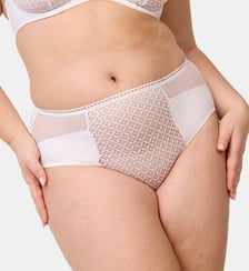 Culotte taille haute Memories Blanche Maison Lejaby