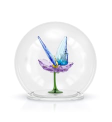 Idyllia Boule de Verre Papillon et Fleur Swarovski