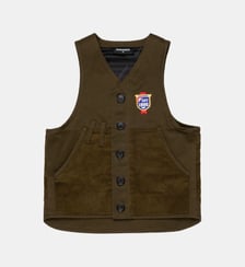 Gilet avec patch décoratives et logo Dsquared2