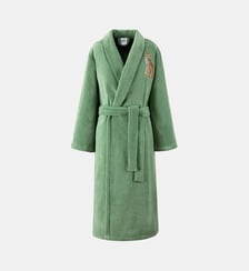 Peignoir de bain long en coton modal Yves Delorme