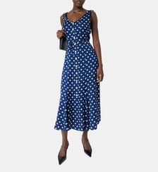 Robe midi sans manche à pois - RAVITA Gerard Darel
