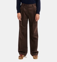 Pantalon à pinces en coton - INDIA Pablo
