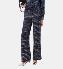 Pantalon imprimé strassé Maje