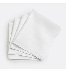 Lot de 4 serviettes de table lin lavé Victorine La Redoute Interieurs