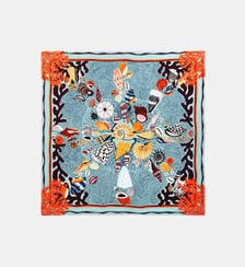 Grand foulard à motifs CORAL Wild
