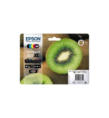 Cartouche d'encre Pack Multipack 5 Originales 202 XL (Noir Photo + 4 Couleurs) - C13T02F84010 Epson