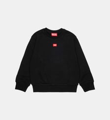 Sweat-shirt à col rond avec logo Diesel Kids