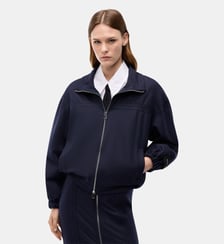 Bomber oversize en flanelle Pinko