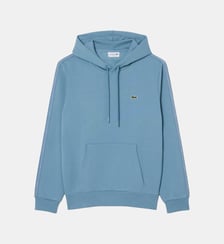 Sweatshirt à capuche bandes griffées Lacoste