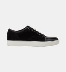Sneakers Dbb1 En Suede Et Cuir Vernis Lanvin