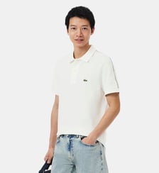 Polo regular fit bandes griffées Lacoste