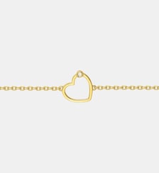 Bracelet souple Ma Déclaration en Plaqué Or avec diamant blanc La Garçonne Diamant