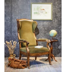 Fauteuil en bois massif Ernest N°973- Produit chiné Debongout