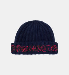 Bonnet à revers avec logo Dsquared2