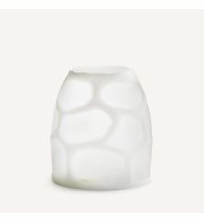 Vase en verre dépoli, H20 cm AM.PM