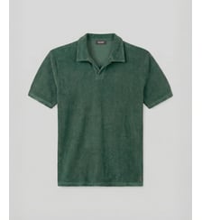 Polo Col V En Coton Terry Ron Dorff