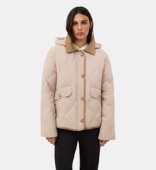 Doudoune gmaggiecourte - Motif uni Caroll