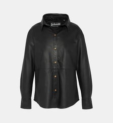 Chemise en cuir d'agneau Schott