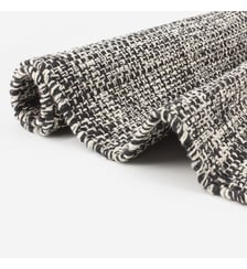 Tapis de bain noir et blanc - STEPPE Bath Bazaar