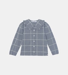 Blouse -  coton col claudine carreaux Tartine Et Chocolat