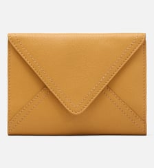 Porte passeport enveloppe Etienne unisexe en cuir de taurillon AMI Paris